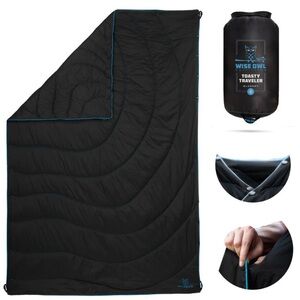 Wise Owl Gray Toasty Traveler Blanket